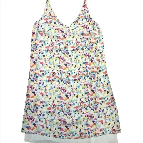 Meadow Floral Water Color Slip Dress by CAbi - Picture 3 of 16